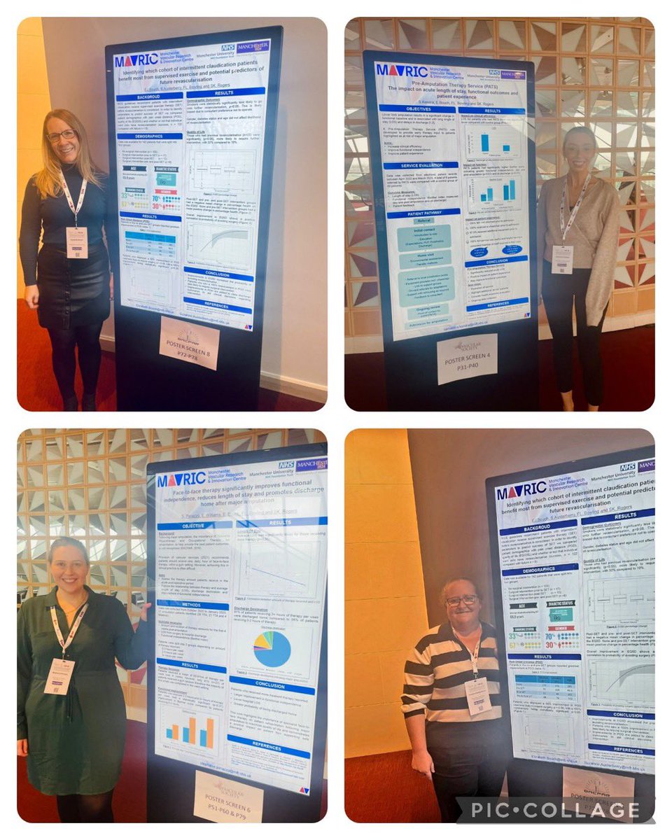 This year the Vascular Surgery Conference is in Dublin and Manchester is very well represented!

Our new academic arm <a href="/MAVRIC_MFT/">MAVRIC</a> has trainees, AHPs, nurses and scientists presenting!  

The Manchester Vascular academic game is strong nationally 💪