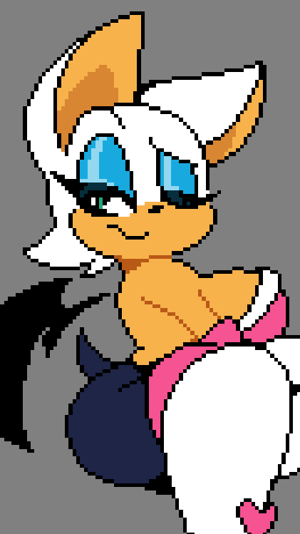 ルージュ・ザ・バット 「Pixel Practice #WIP 」|Brian Mのイラスト