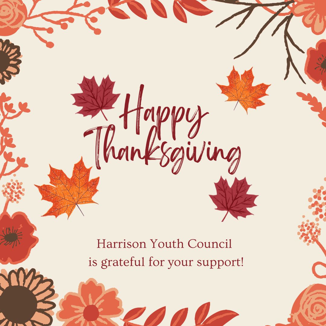 HarrisonYouth's tweet photo. We are so grateful for the support of our community. Enjoy your Thanksgiving! https://t.co/Ov5M6BF1jR
