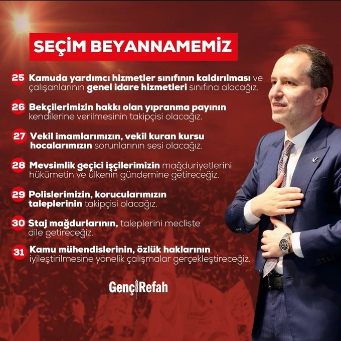 Dr.Ercan ÖZÇELİK (@_ercanozcelik) on Twitter photo Yıllardır ihmal edilen ve emekleri zayi edilen
#YHSButceyeYukDegil
En kısa sürede GİH ve THS'ye geçişlerini duymak istiyoruz!
<a href="/isikhanvedat/">Prof. Dr. Vedat Işıkhan</a> @ErbakanFatih <a href="/suatkilic/">Suat KILIÇ</a> <a href="/melihguuner/">Melih Güner</a> <a href="/rprefahpartisi/">Yeniden Refah Partisi</a> <a href="/VahdetOzkocak/">Prof. Dr. Vahdet ÖZKOÇAK</a> <a href="/ankarakulisi06/">ANKARA KULİSİ</a> <a href="/uspumorg/">USPUM</a> <a href="/BncMedyaHaber/">BNC Medya Haber</a> Yıllardır ihmal edilen ve emekleri zayi edilen
#YHSButceyeYukDegil
En kısa sürede GİH ve THS'ye geçişlerini duymak istiyoruz!
<a href="/isikhanvedat/">Prof. Dr. Vedat Işıkhan</a> @ErbakanFatih <a href="/suatkilic/">Suat KILIÇ</a> <a href="/melihguuner/">Melih Güner</a> <a href="/rprefahpartisi/">Yeniden Refah Partisi</a> <a href="/VahdetOzkocak/">Prof. Dr. Vahdet ÖZKOÇAK</a> <a href="/ankarakulisi06/">ANKARA KULİSİ</a> <a href="/uspumorg/">USPUM</a> <a href="/BncMedyaHaber/">BNC Medya Haber</a>