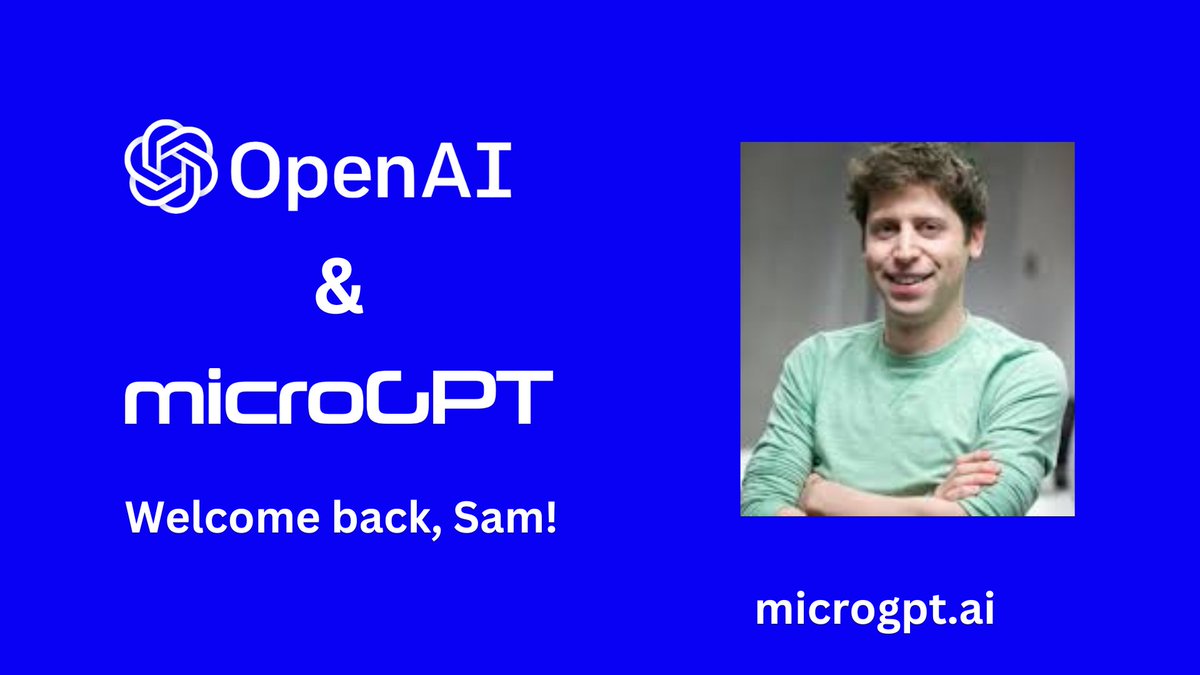 MicroGPT tweet media