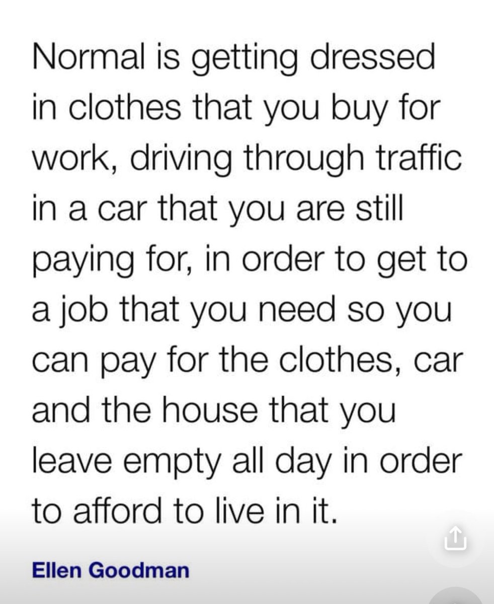BACrispWrites's tweet image. The more thought I give to this, the less I want to be “normal”…#freedom #outofthebox #abnormal #rules #scams #debt #gratitude #blessed