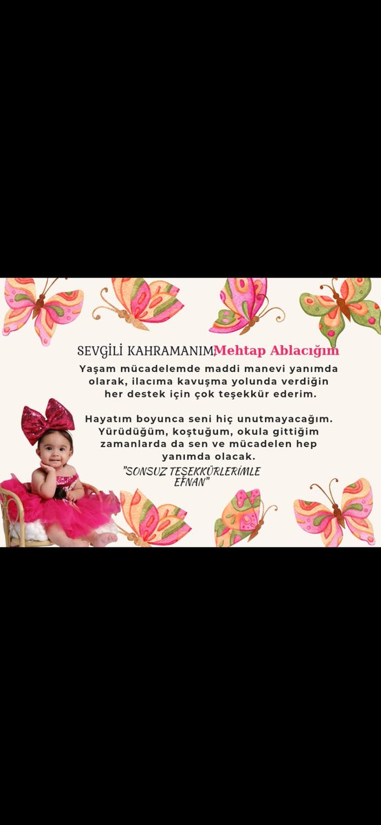 Şükürler olsun tırtıl kelebeğe dönüştü 🦋 Efnan sayesinde o kadar güzel dostluklar kazandım ki iyiki varsınız @dildade08 <a href="/Nuranbostanci35/">Nuran</a> 
<a href="/Gencoaltiparmak/">Şule Genco Altıparmak</a> @sevket_aydogdu