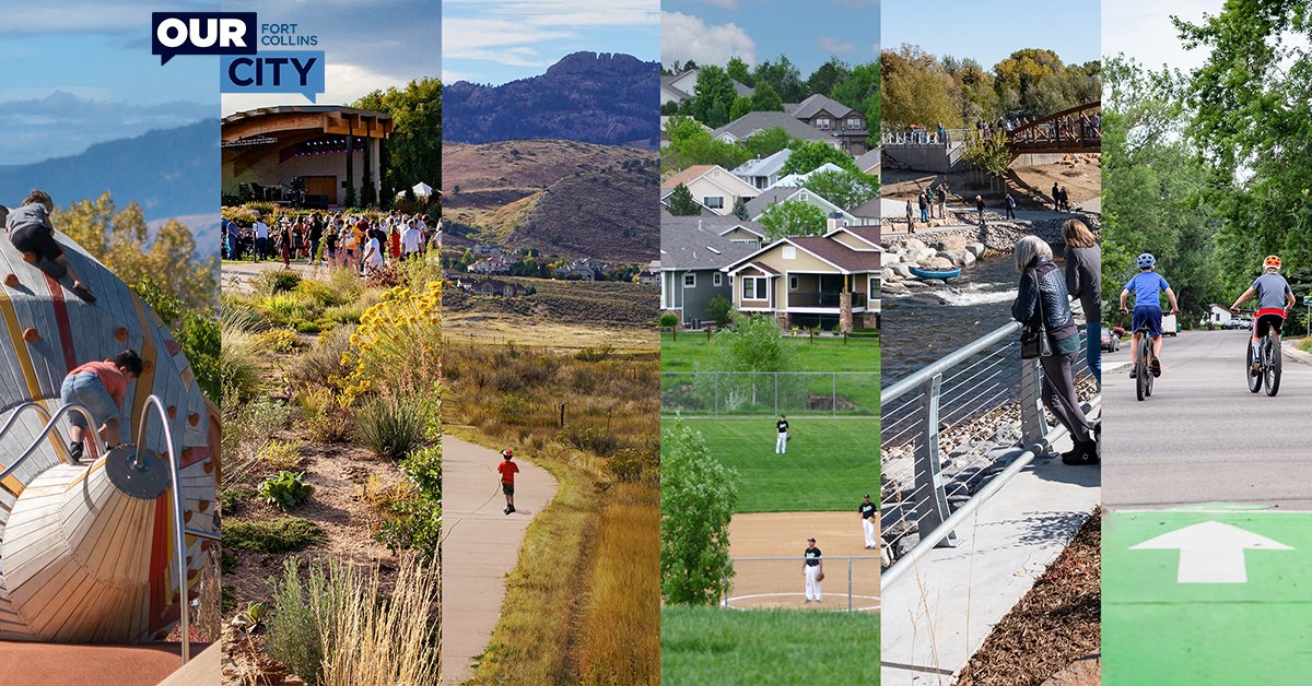 fortcollinsgov's tweet image. 🤝 What do you want Fort Collins to look like in the future? Take the survey and share your ideas for our community at OurCity, 🙌🏽 your one-stop shop for getting involved with the City.
Join the conversation and make your voice heard! 👇🏼
🙋🏻♀️🙋🏿: fcgov.com/OurCity
