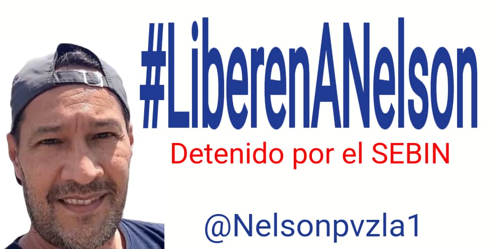 Exigimos la libertad de Nelson Piñero @nelsonVzla1
#LiberenANelson