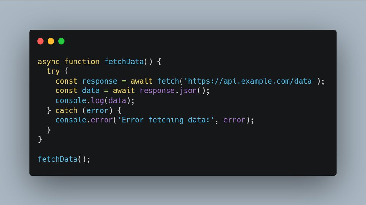 rawas_aditya's tweet image. Asynchronous JavaScript: #JavaScript #AsyncProgramming #Promises🚀 Master the art of handling asynchronous operations with callbacks, promises, and async/await.