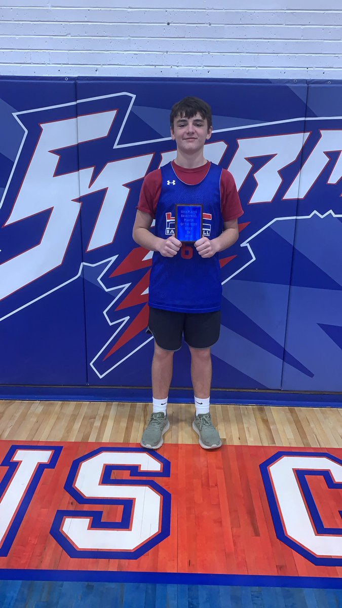 HPCStormBball's tweet photo. Week 1 - Player of the week!
Freshman, Kyler Hans!
Congrats, Ky! #Climb ⛈️🏀 https://t.co/Qtg0jb471d