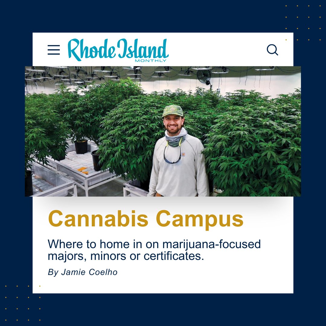 Exploring new horizons with URI Online's groundbreaking Cannabis Studies program featured in <a href="/RIMonthly/">Rhode Island Monthly</a>. 🌿🎓

Unlock the potential of this rapidly growing industry with cutting-edge education. ➡️ bit.ly/47pvxC4
