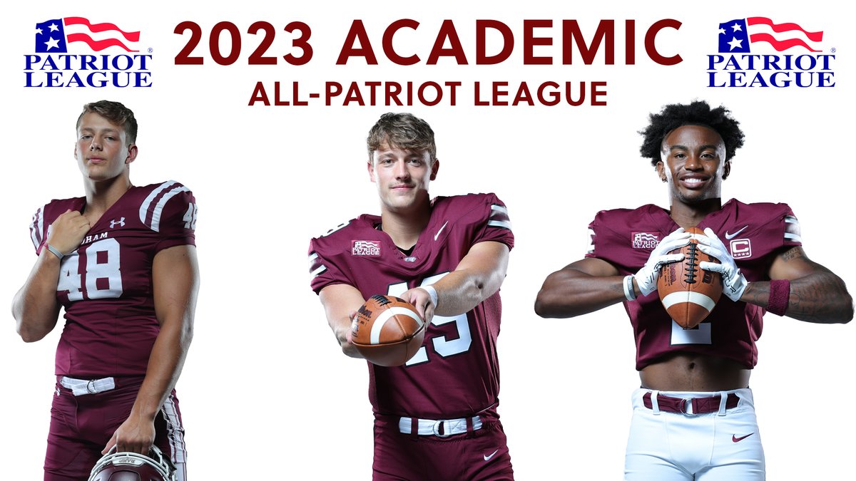 Fordham Athletics (@fordhamrams) on Twitter photo 🏈Congrats to <a href="/FORDHAMFOOTBALL/">Fordham Football</a>'s James Conway, Will Haslett, and MJ Wright on being named 2023 Academic All-<a href="/PatriotLeague/">Patriot League</a>
📰 bit.ly/3sKOnEu 🏈Congrats to <a href="/FORDHAMFOOTBALL/">Fordham Football</a>'s James Conway, Will Haslett, and MJ Wright on being named 2023 Academic All-<a href="/PatriotLeague/">Patriot League</a>
📰 bit.ly/3sKOnEu