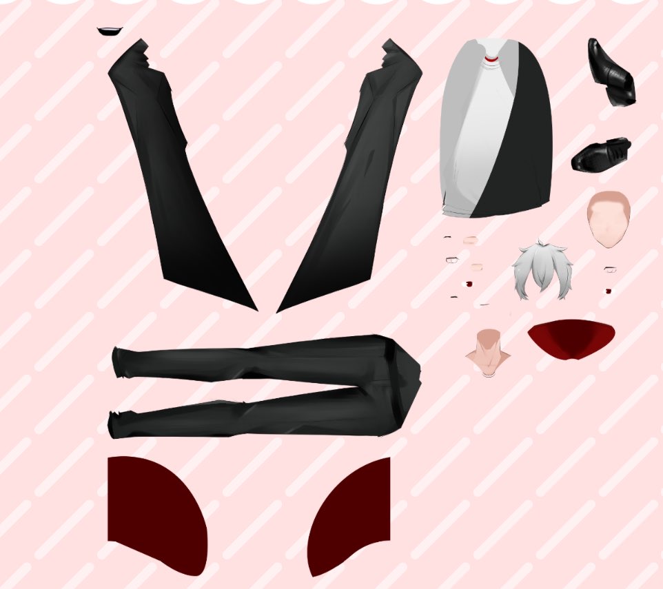 |COMMISSION FOR 2D VTUBER MODEL| my wonderful client has been discord!!!
.
.  
#VtuberEN #Commission #VTuberフリー素材 #VTuberの太ももが見たい
