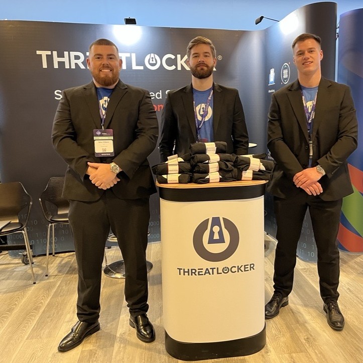 ThreatLocker's tweet photo. Our Cyber Heroes Dylan, Mantas, and Harvey are at the CIISEC Live 2023 event today, featuring over 500 delegates at the Etihad Stadium (Manchester City FC), in Manchester, UK.
#CIISEC
More on the event here:
https://t.co/1RNoGEPJgM https://t.co/blD5Adt6i0