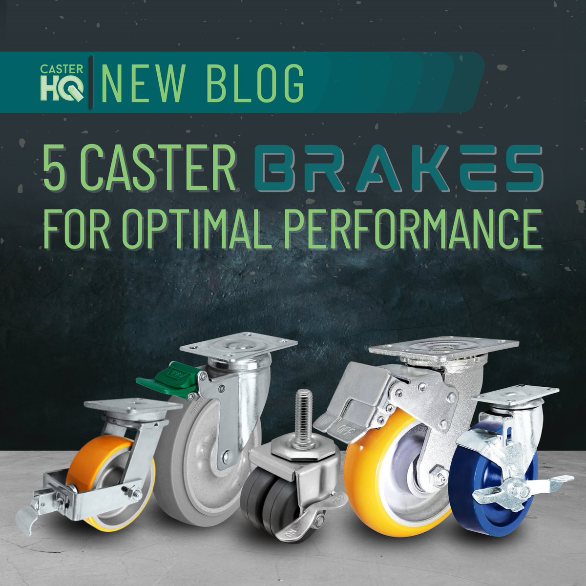 Understanding caster brake selection is crucial for industrial efficiency. Our latest blog, 'The Ultimate Guide to Caster Brakes,' covers everything from total lock to directional lock brakes for heavy-duty use. Learn how to improve equipment control and stability. Read more: 🔗