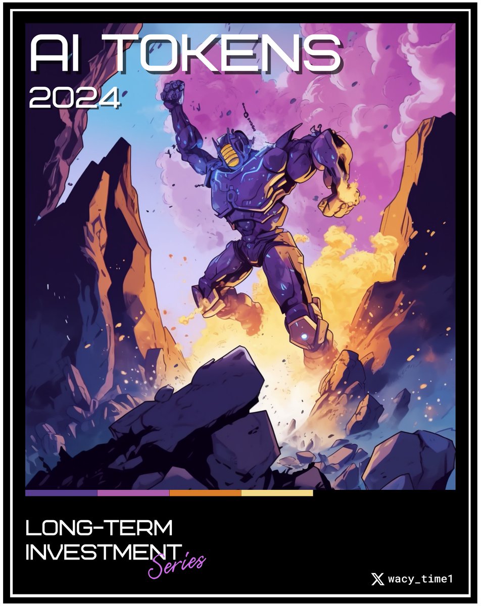 AI sector may continue to increase manifold in 2024.

The chances of catching 100x in this narrative are very high.

6 projects that could be our ticket to massive returns in the long run.
🧵⬇️