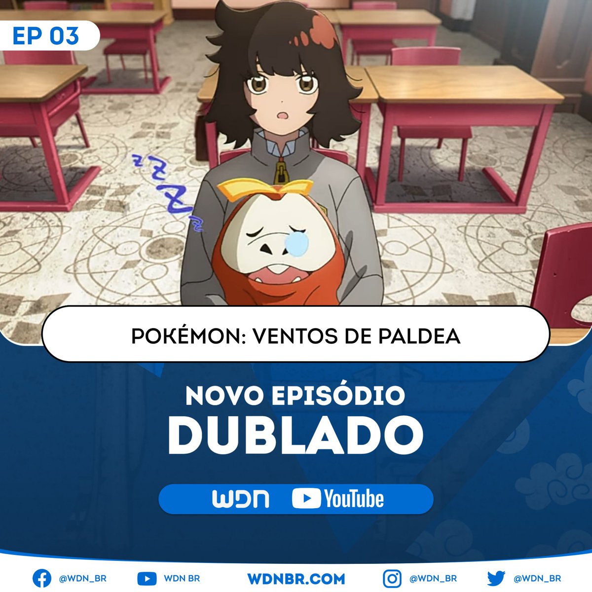 Pokémon: Ventos de Paldea: confira o primeiro episódio dublado da