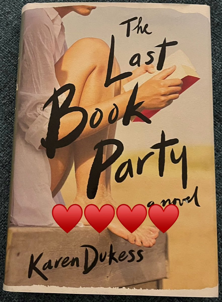 CathBax's tweet image. #Book97of104 #LancsReads2023 @LancsLibraries #BookTwitter
7/8 #NovReadingGoal
Another #BeatTheBacklog which I bought quite a while ago basically because of the title #TheLastBookParty, the cover &amp;amp; the  #DeckleEdge, but I thoroughly enjoyed #KarenDukess’s novel. Quite Hemingway’s