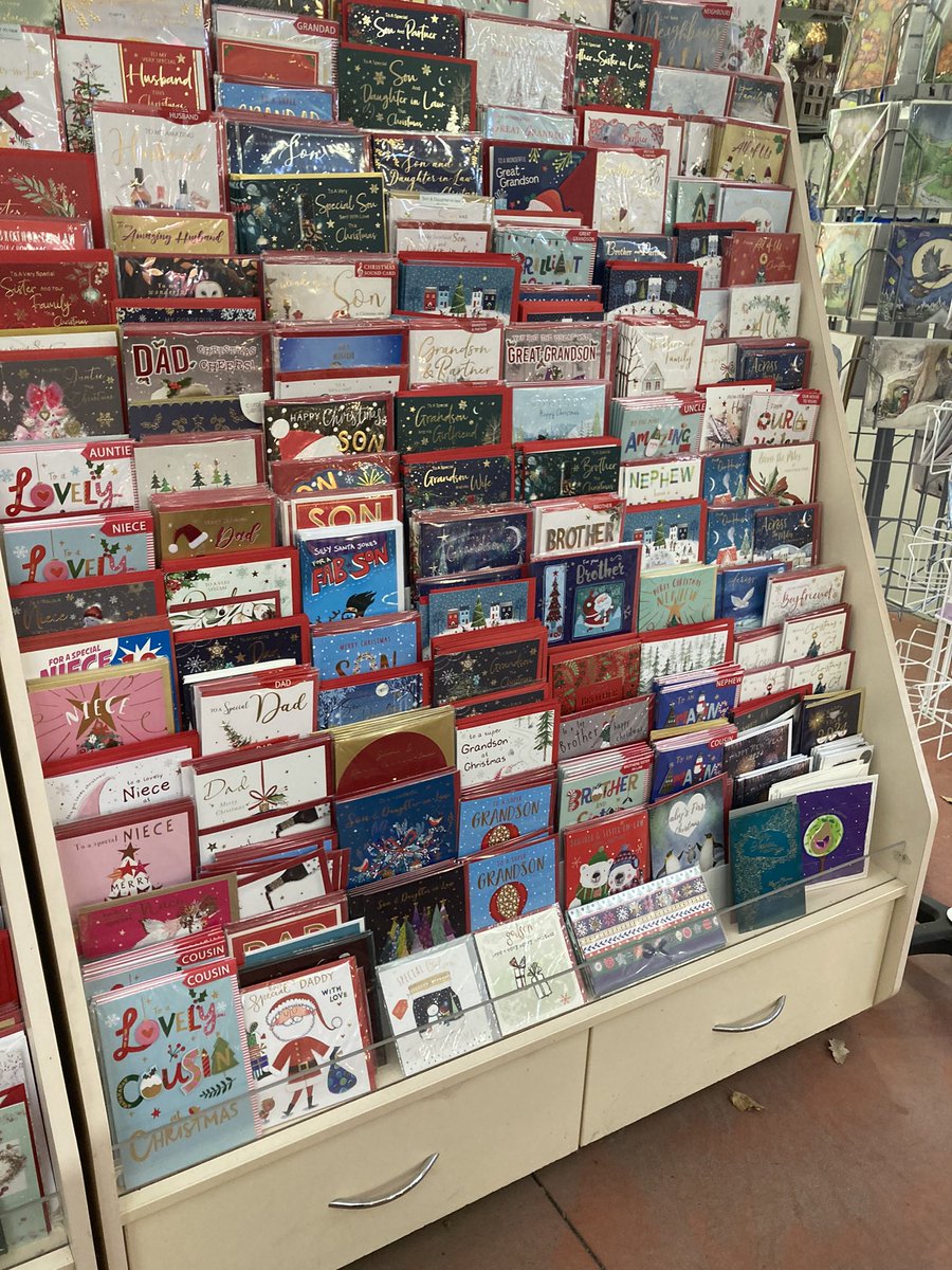 Xmas cards at #derwengardencentre from @AbacusCards #paperrose #cherryorchard #secondnature in #welshpool @cardgains @Prog_Greetings @greetingstoday