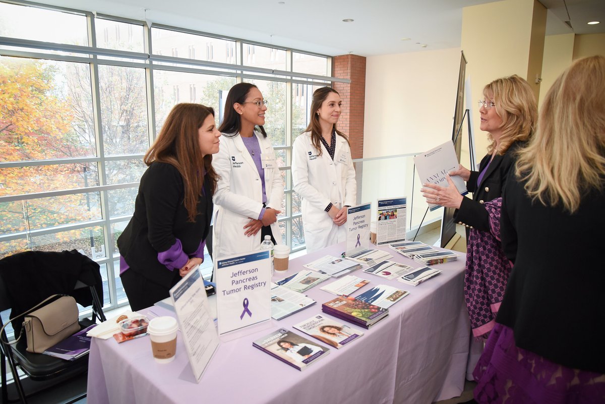 Many thanks to our incredible multidisciplinary team @TJUHospital @JeffersonUniv who attended and presented at our 18th Annual Pancreatic Cancer & Related Diseases Patient Symposium @KimmelCancerCtr I know the patients & their families look forward to this event every year. 💜