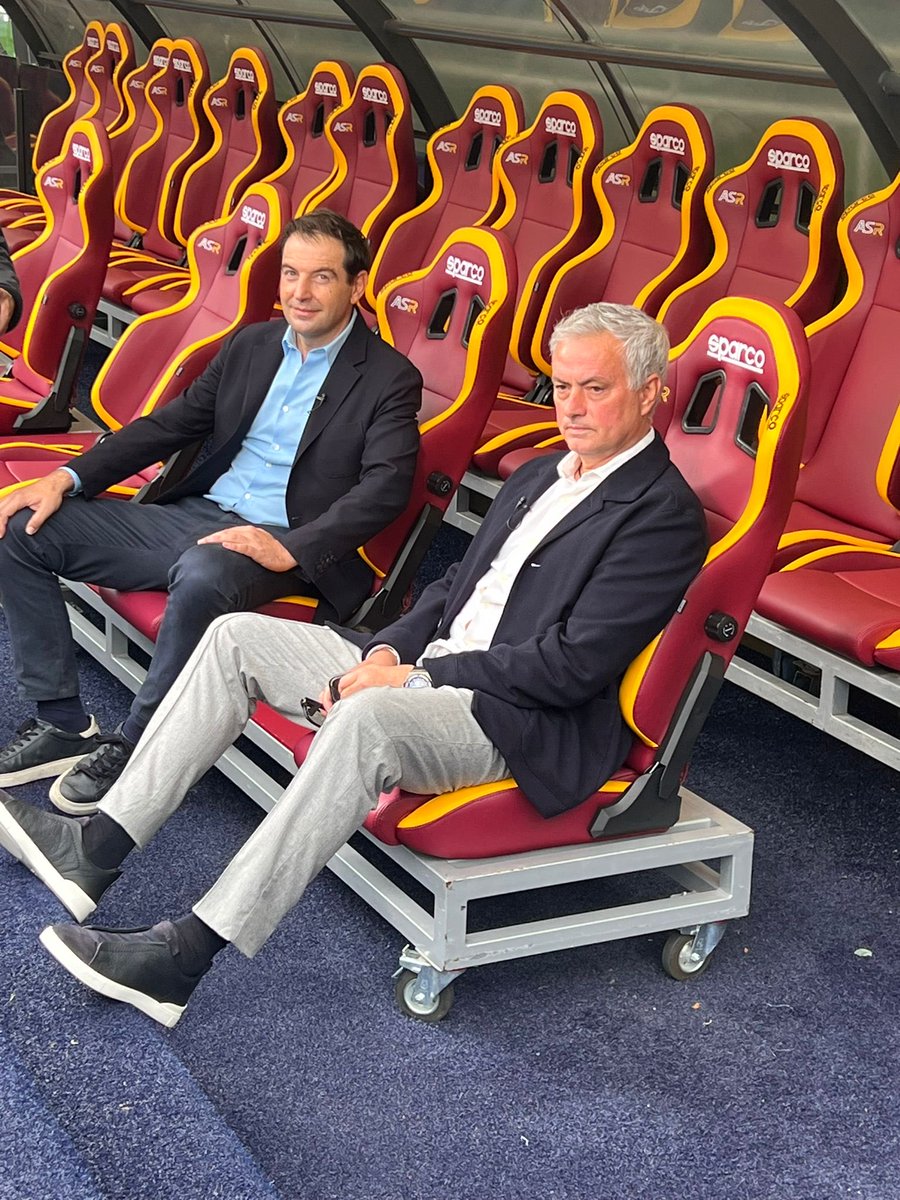Tra poco nel tg di ⁦<a href="/RaiSport/">RaiSport</a>⁩ su @Rai2 ricco estratto della mia intervista con Jose’ Mourinho. Potete rivedere tutto sul sito di ⁦<a href="/RaiNews/">RaiNews</a>⁩