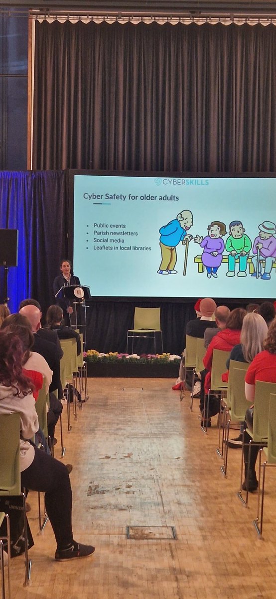 Dr Hazel Murray kicking it off with a talk on Cybersecurity. #STEMSW23 #STEMSouthWest