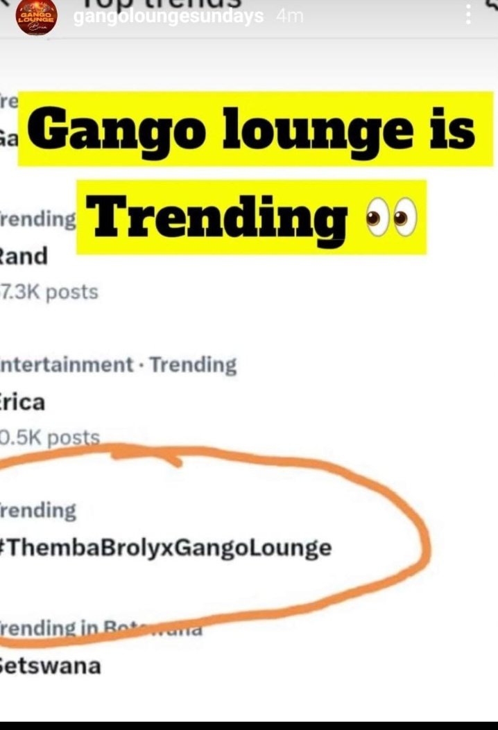 GHOSTNATION that's the tweet

THEMBABROLY GOING TO UK
GANGO LOUNGE
#ThembabrolyxGangoLounge