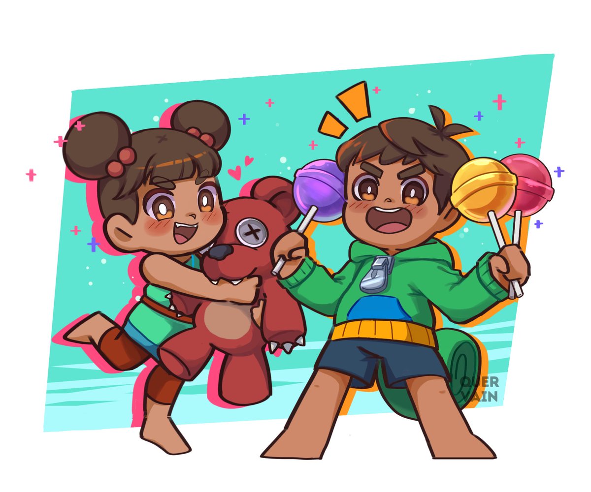 Quervaine's tweet photo. Been waiting for years for their face reveal!

#BrawlStars #brawlstarsfanart https://t.co/Xg3n7hDqTp
