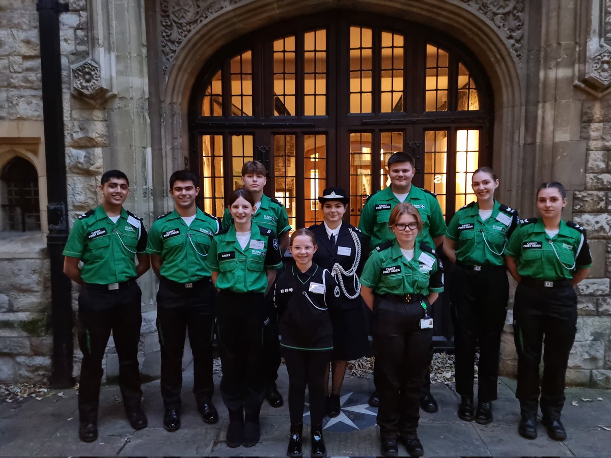 Today 10 young people from across East of England attended the young achievers reception I London in the presence of HRH the Princess Royal. They were nominated for their first aid skills, training others, ambassadorial and being a young career. Well done all