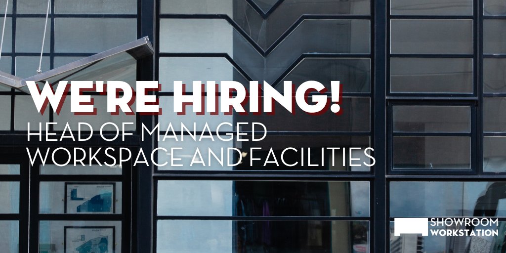 The Workstation is looking for a new Head of Managed Workspace and Facilities. It's an engaging, fast-paced role, managing a community of creative and digital businesses at the heart of Sheffield. Find full details and start your application here: bit.ly/3ln2Ijq