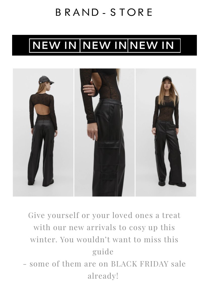 BrandStoreCom's tweet image. Hello new arrivals! 🖤 
Shop here: bit.ly/416eRNL
