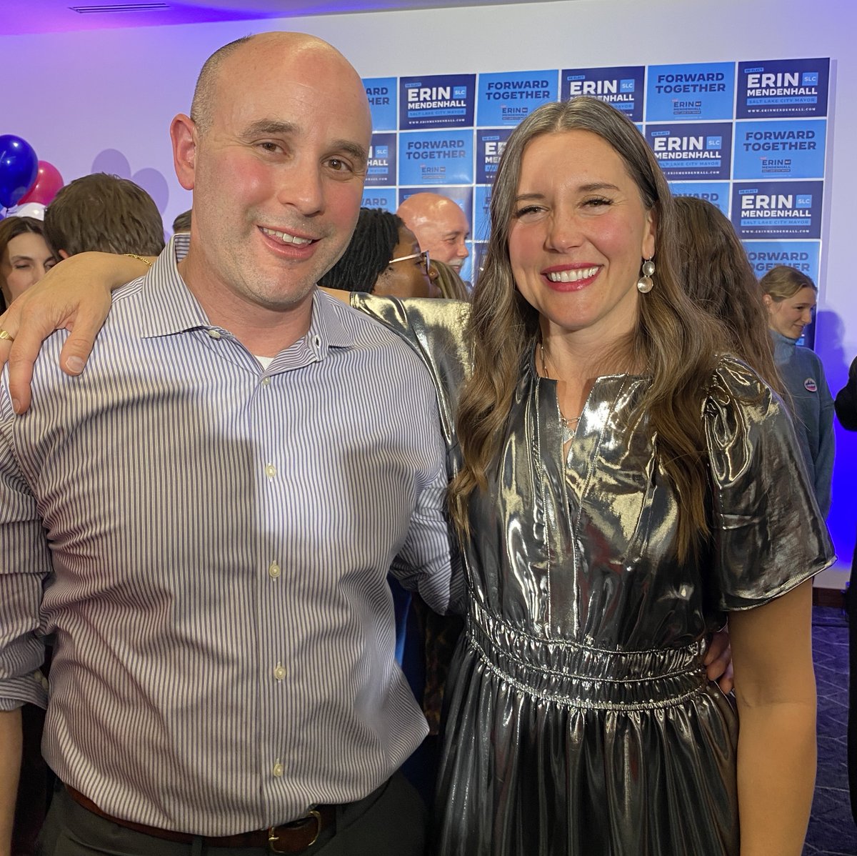 Jason Stevenson (@stevensonjason) on Twitter photo So glad to see so many #SLC voters supporting <a href="/erinforslc/">Erin Mendenhall</a> and her vision for "Moving Forward" in Utah's capital city. She earned this win with her record and tenacity.
More great things are ahead! #utpol #SaltLakeCity So glad to see so many #SLC voters supporting <a href="/erinforslc/">Erin Mendenhall</a> and her vision for "Moving Forward" in Utah's capital city. She earned this win with her record and tenacity.
More great things are ahead! #utpol #SaltLakeCity