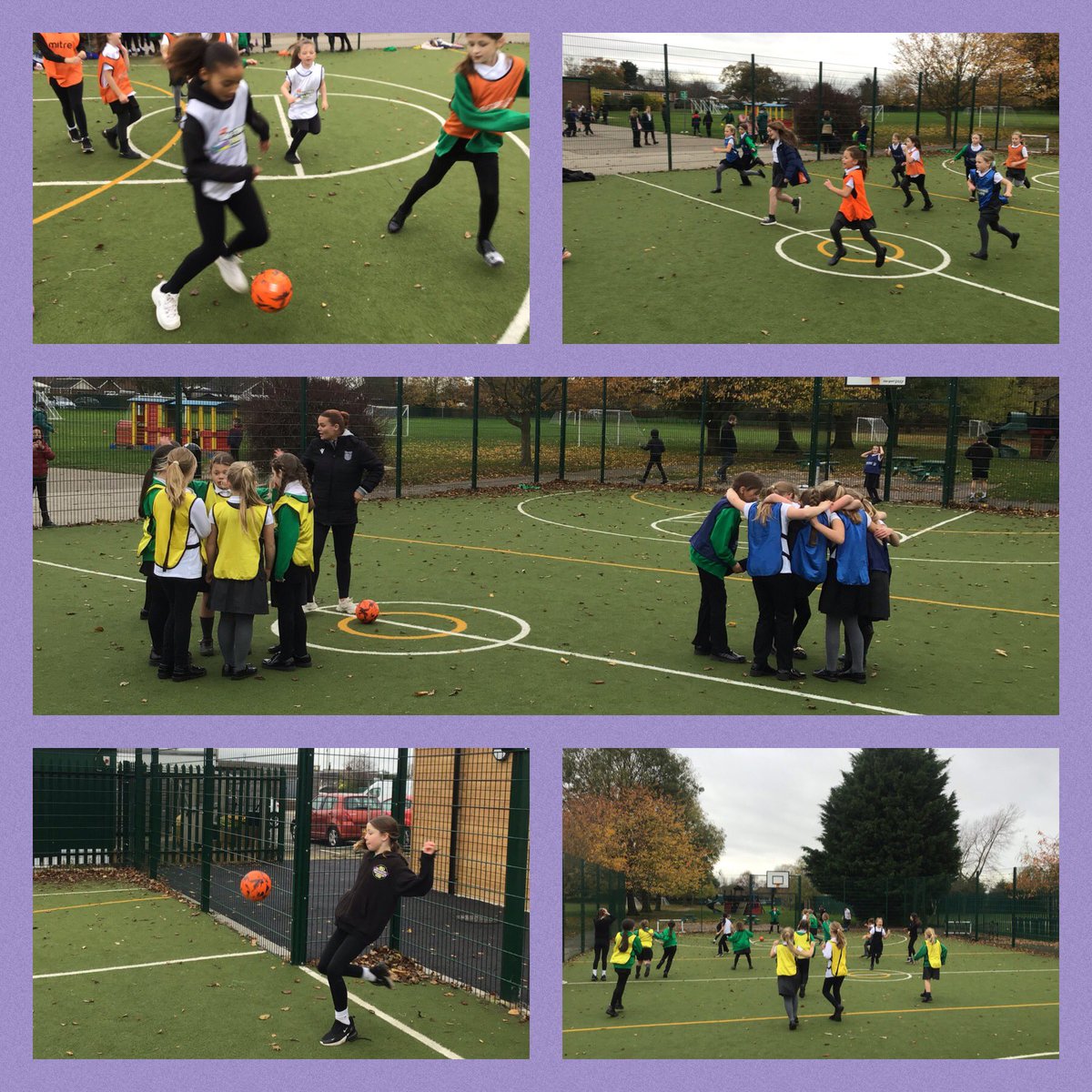 Great to see so many girls participating in football today at lunchtime ⚽️ #CloverfieldsPD #CloverfieldsPE