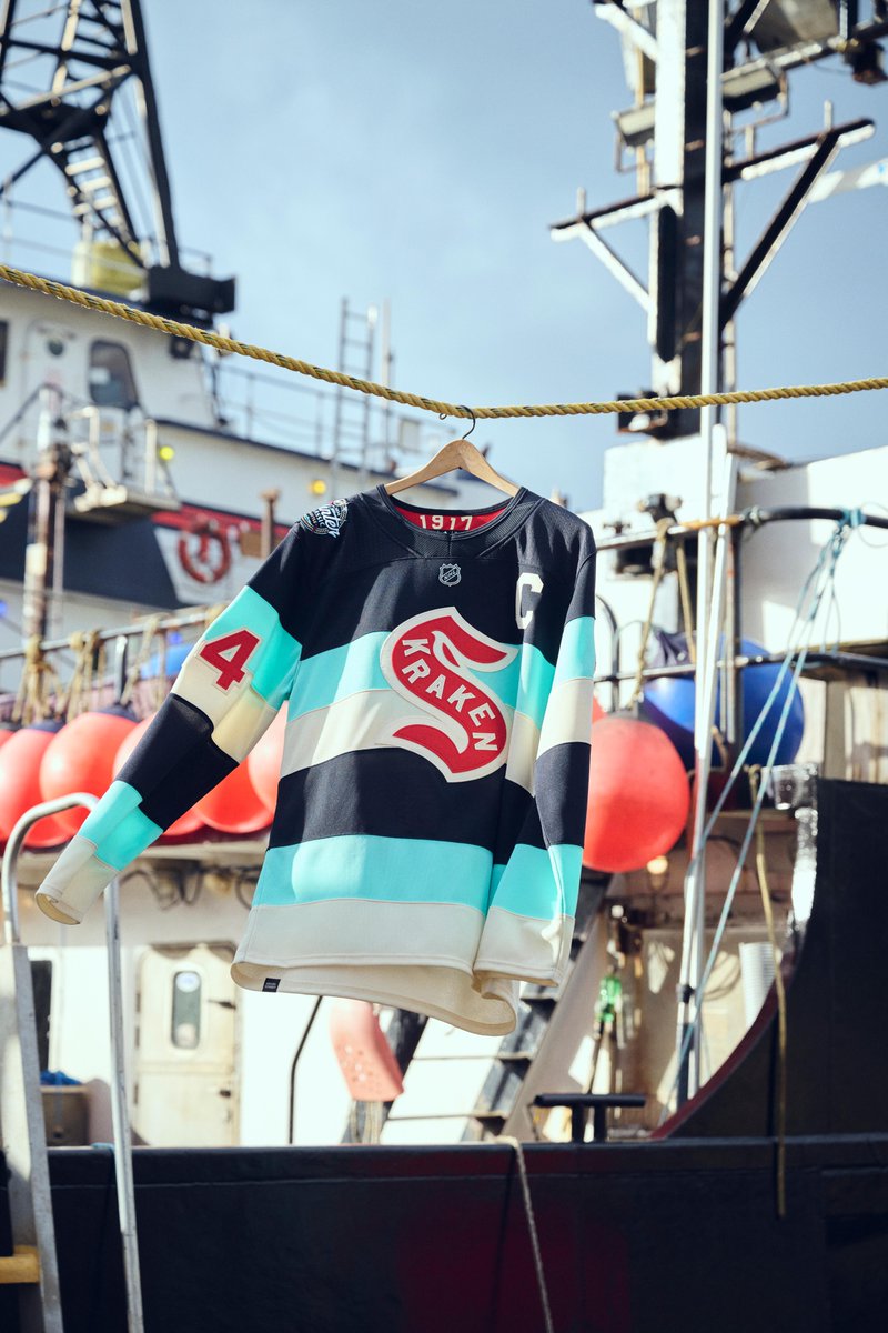 From the depths 🌊 A closer look at the @SeattleKraken 2024 NHL