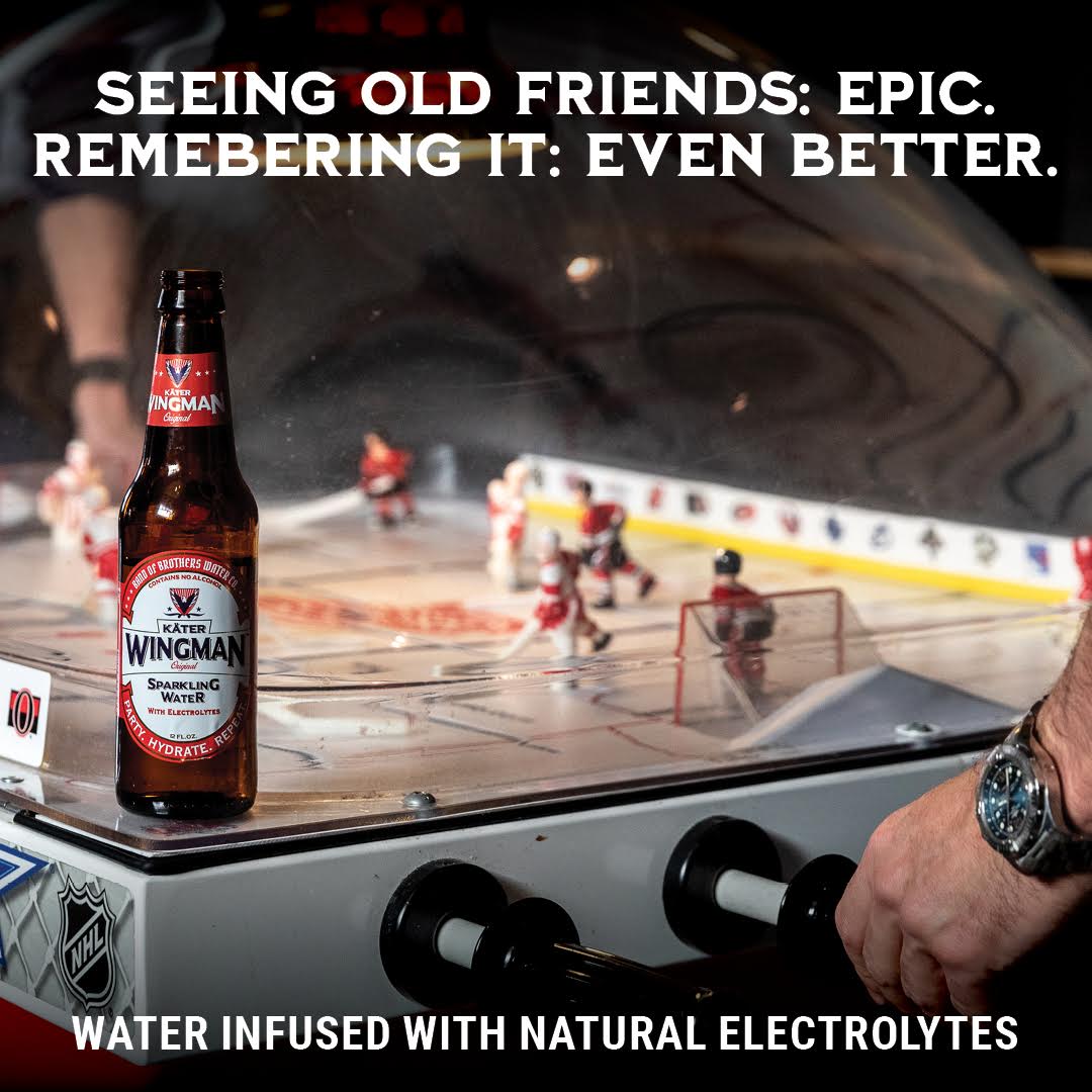 wingman_water's tweet photo. Seeing old friends doesn't have to include a Thanksgiving Day hangover. Skip the hangover, and give thanks to us. Most of all, be safe on the biggest bar night of the year. https://t.co/lqzAeXe3tG