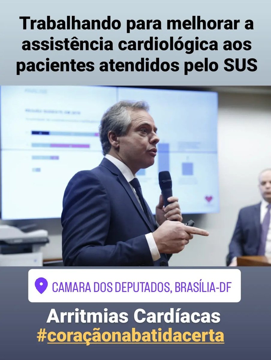 Today I had the opportunity to speak to the Brazilian parliament about the importance of preventing and treating cardiac arrhythmias and the importance of improving access to catheter ablation for patients who depend on the public healthcare system in Brazil. @SobracO