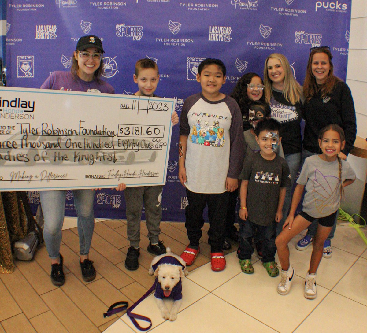 This past weekend, Findlay Honda Henderson hosted local Las Vegas TRF families for a fantastic day to fundraise and celebrate the TRF Kids Pay it Forward Giving Tree campaign. Thanks to everyone who made the day a success, including our furry #TRFAmbassador @DekeHenriFurry! 💜