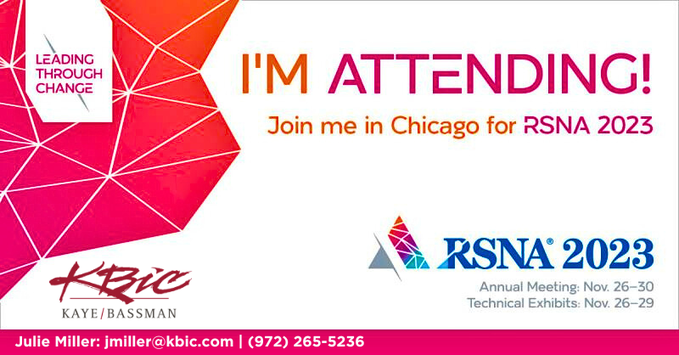 jrmillerKBIC's tweet image. Only a handful of days to #RSNA23! I am eagerly anticipating the opportunity to engage and foster meaningful connections with #radiology professionals. Looking forward to seeing you there for an enriching experience!

#KBIC #MedTwitter #MedEd #RadFellows #RadJobs #networking
