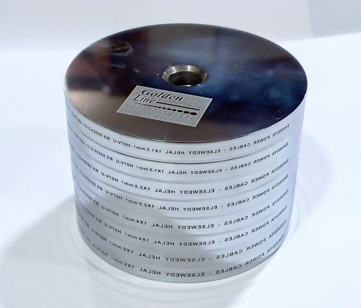 Cables Gravure Printing wheel Laser engraving will delivery to " Energya Power Cables - Elsewedy Helal " 

🟠 Quality
🟠 Competitive price 
🟠 Fast delivery
🇪🇬 Made in Egypt 🇪🇬 

 #resolutions #printing #cables #inkjet #engraving #laserengraving #marking #hotstamping  #gravure