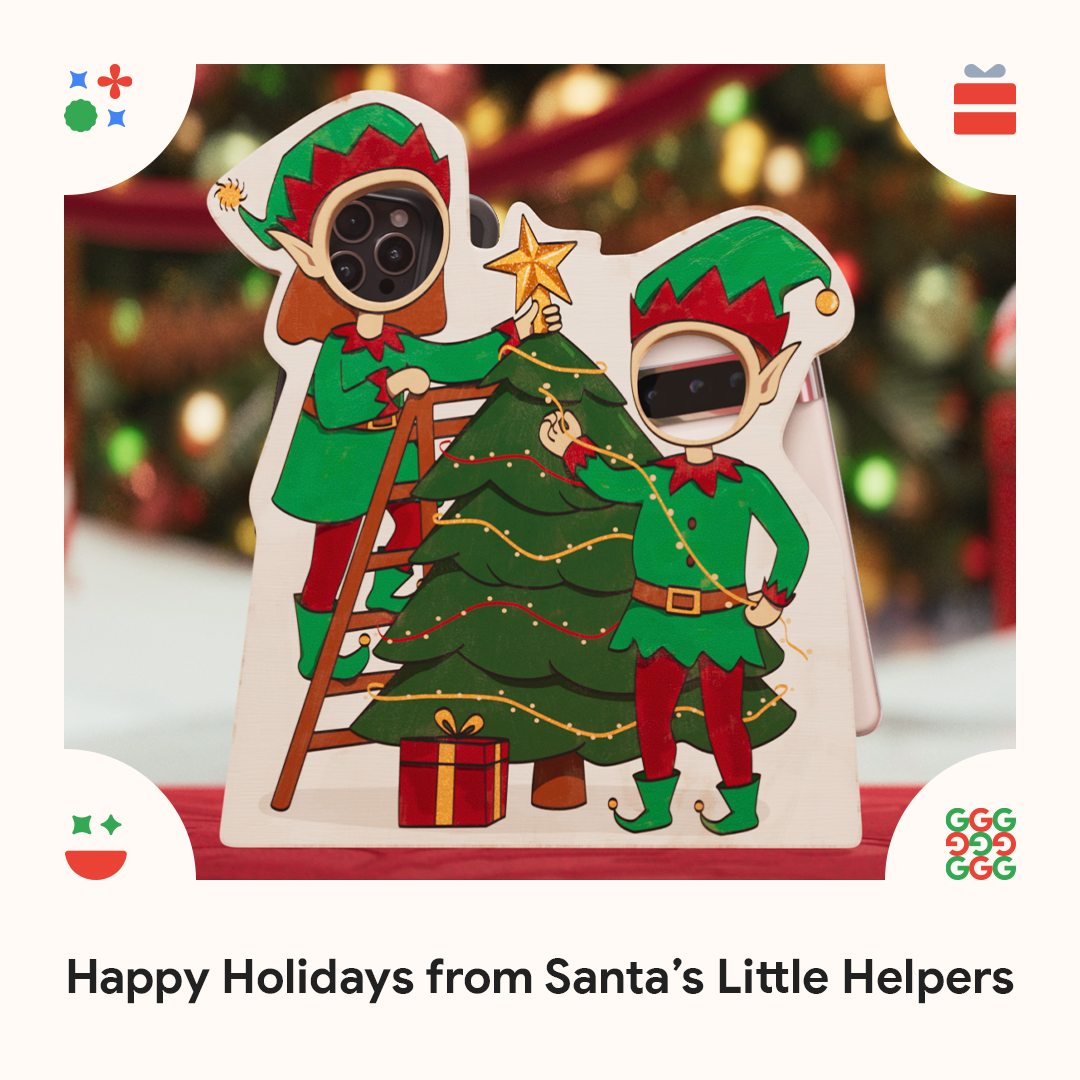GooglePixel_US's tweet photo. The Holiday card you didn’t know you needed. #BestPhonesForever https://t.co/8wgqd7DImq