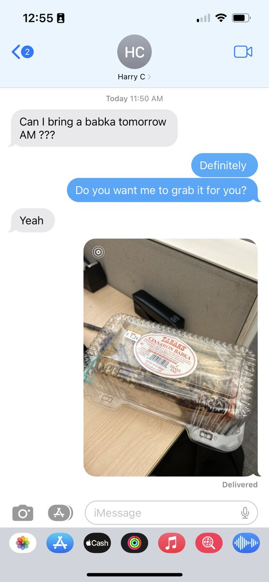 emmmaklein's tweet photo. When Harry texts, Emma delivers. https://t.co/KgjYc0SGIp