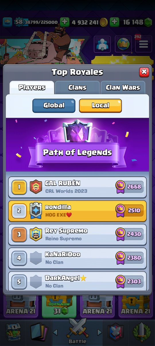 Buen push ayer dentro del top 100