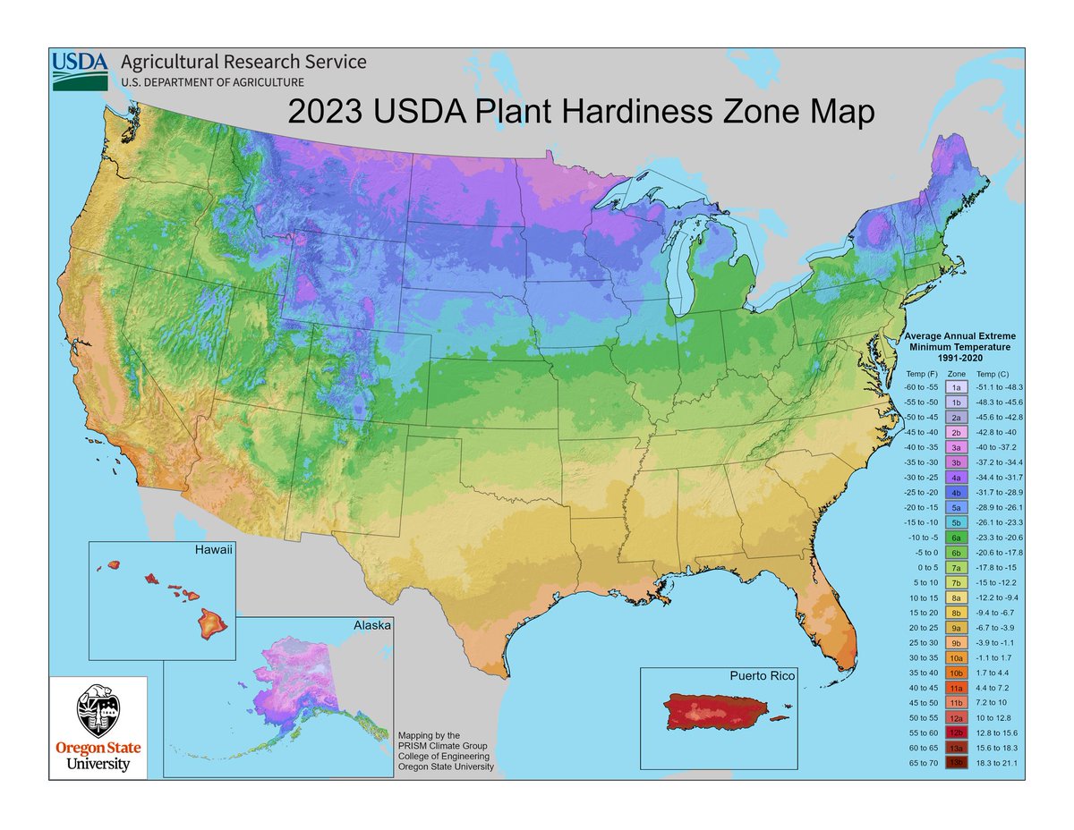 BMcNoldy's tweet photo. The #Miami area is now officially in USDA Hardiness #Zone11a, bumped up from its previous 10b. This is climate change. https://t.co/Vuk6AUY1tp