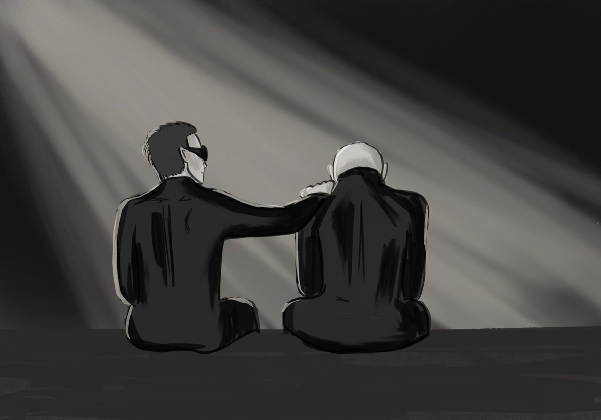 sithstrings's tweet photo. "Cause now we say goodnight from our own separate sides like brothers on a hotel bed" little doodle of Tech and Crosshair inspired by Brothers on a Hotel Bed by Death Cab For Cutie
#TheBadBatch #techtbb #crosshairtbb https://t.co/eYTHGHpJHR