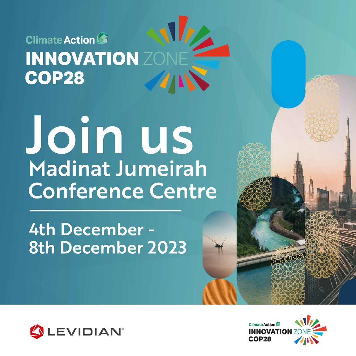 Levidian_ltd's tweet photo. Delighted to be joining @Climate_action_ and partners
in their mission to mobilise the innovation ecosystem and facilitate concrete climate action at #COP28.
Visitor passes are free so do sign up and come and meet the team! https://t.co/31gRMRraqt #CountdownToCOP #CutTheCarbon https://t.co/DN9sLP8Ast