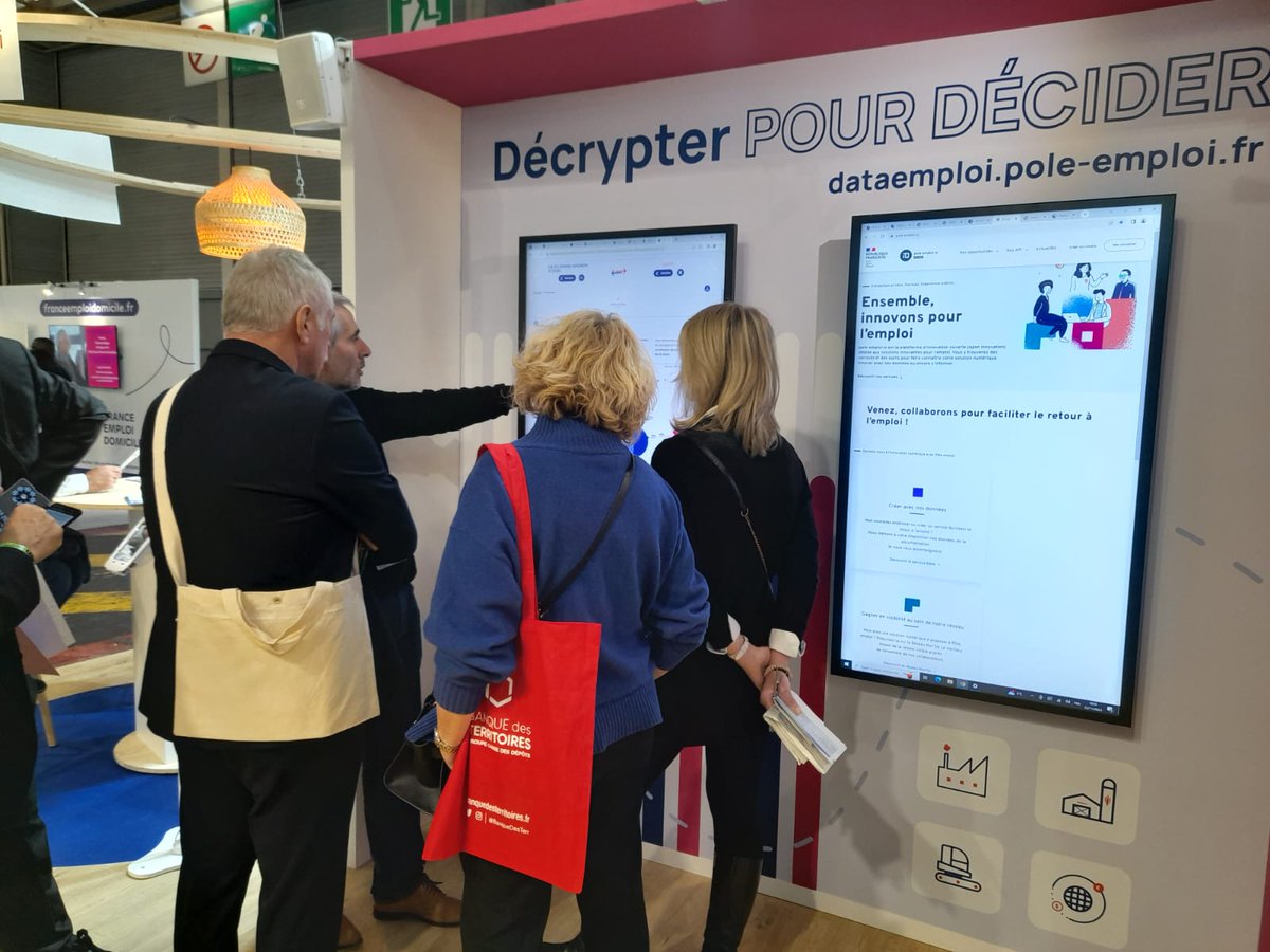 Fin d'une belle journée au service des élus pour leur présenter notre offre de service et les outils à leur disposition.
#DataEmploi