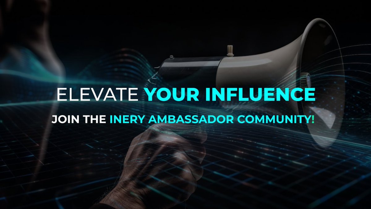 IneryDLT's tweet photo. π Ignite your impact!
Join the Inery Ambassador program and become a vital part of our thriving community.
Excitingly, we've never had so many passionate applicants!
Secure your spot now: https://t.co/BxIG657wQd ππ‘
Β #IneryAmbassador #CommunityExpansion https://t.co/s5qLWvwFtx