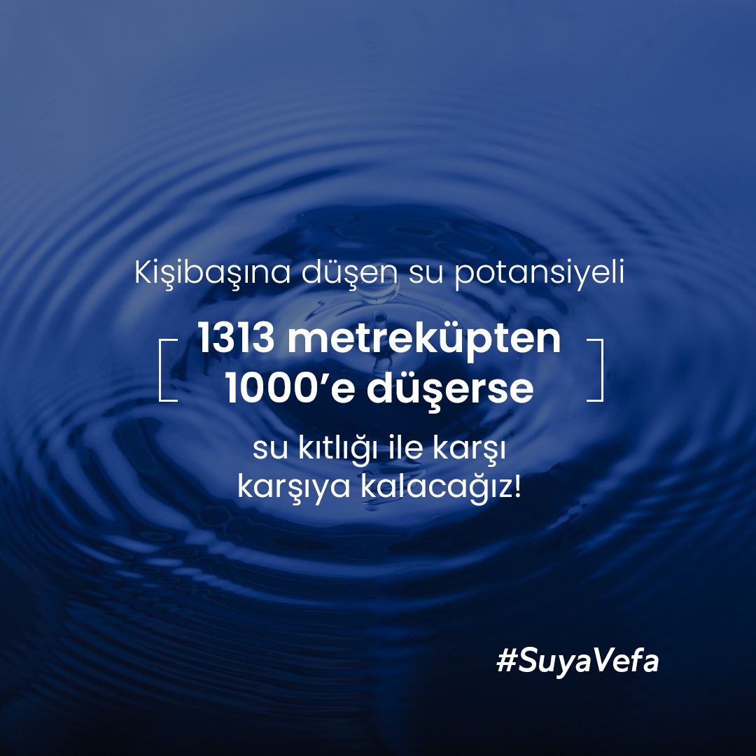dsi_4_blgmd's tweet photo. Kişi başına 999 metreküp ile su fakiri ülkeler arasına girmeyelim.  Bilinçli tüketimle su israfına dur diyelim,  çevremize ve gelecek nesillere daha yaşanabilir bir dünya bırakalım. 💙📷 #SuyaVEFA https://t.co/VjvYLNenoV