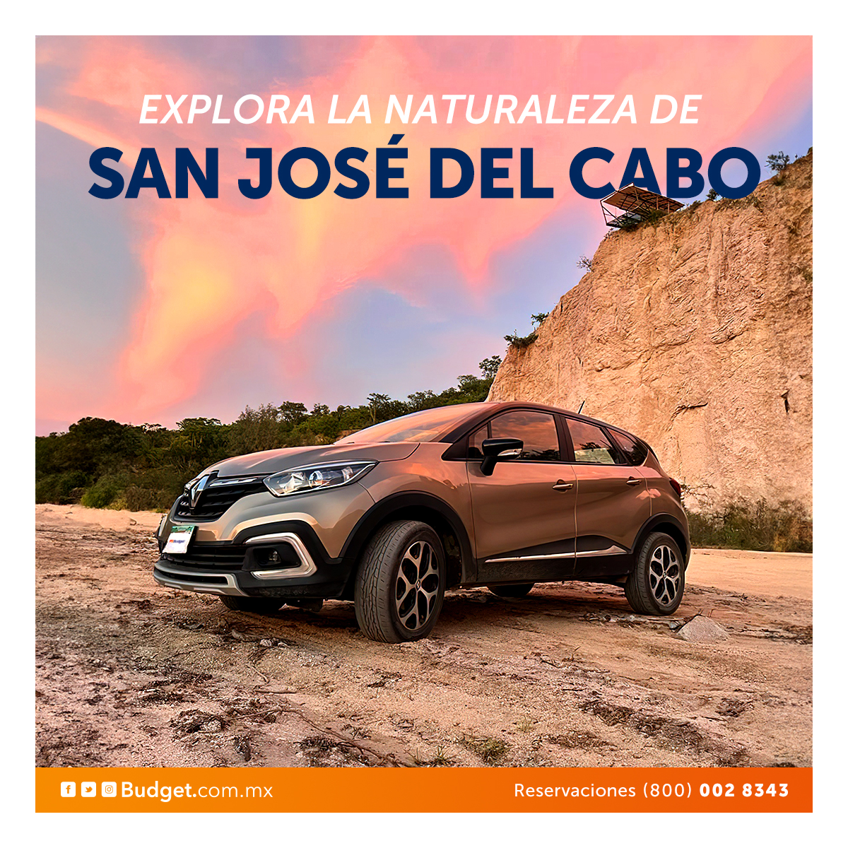 ¡Aventúrate en la naturaleza de San José del Cabo con Budget! Conduce entre la naturaleza y paisajes únicos mientras disfrutas del sol saliendo. Renta tu auto y sumérgete en esta experiencia natural.

#SanJoséDelCabo #ConectaConLaNaturaleza #BuenMes #Budget #Mexico #VisitMexico