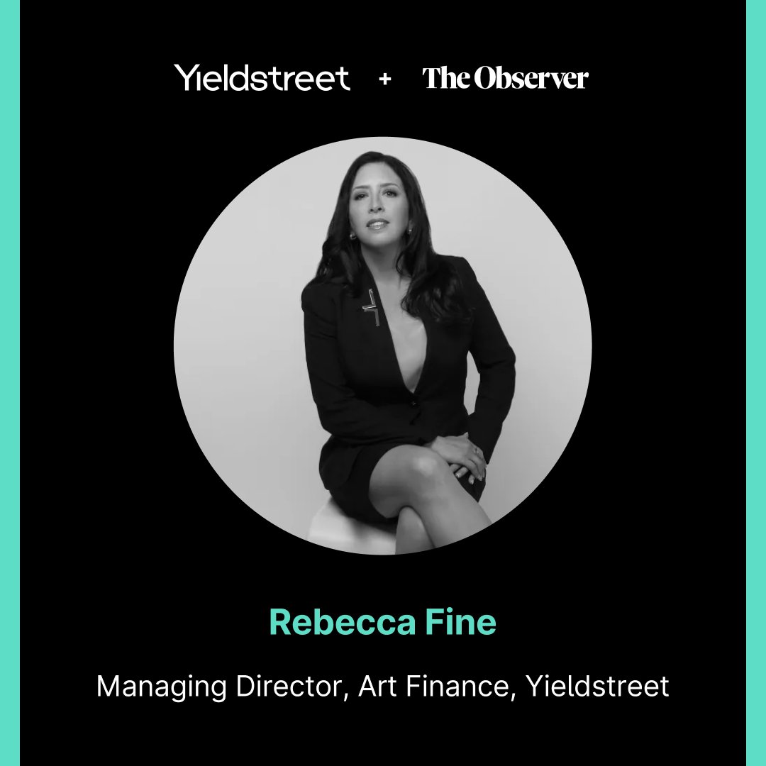 Congratulations to our Managing Director of Art Finance, Rebecca Fine, for being featured as one of Observer's 'Authorities Transforming Art as an Asset Class' - one of only eight recognized individuals this year. bit.ly/49LEUNX