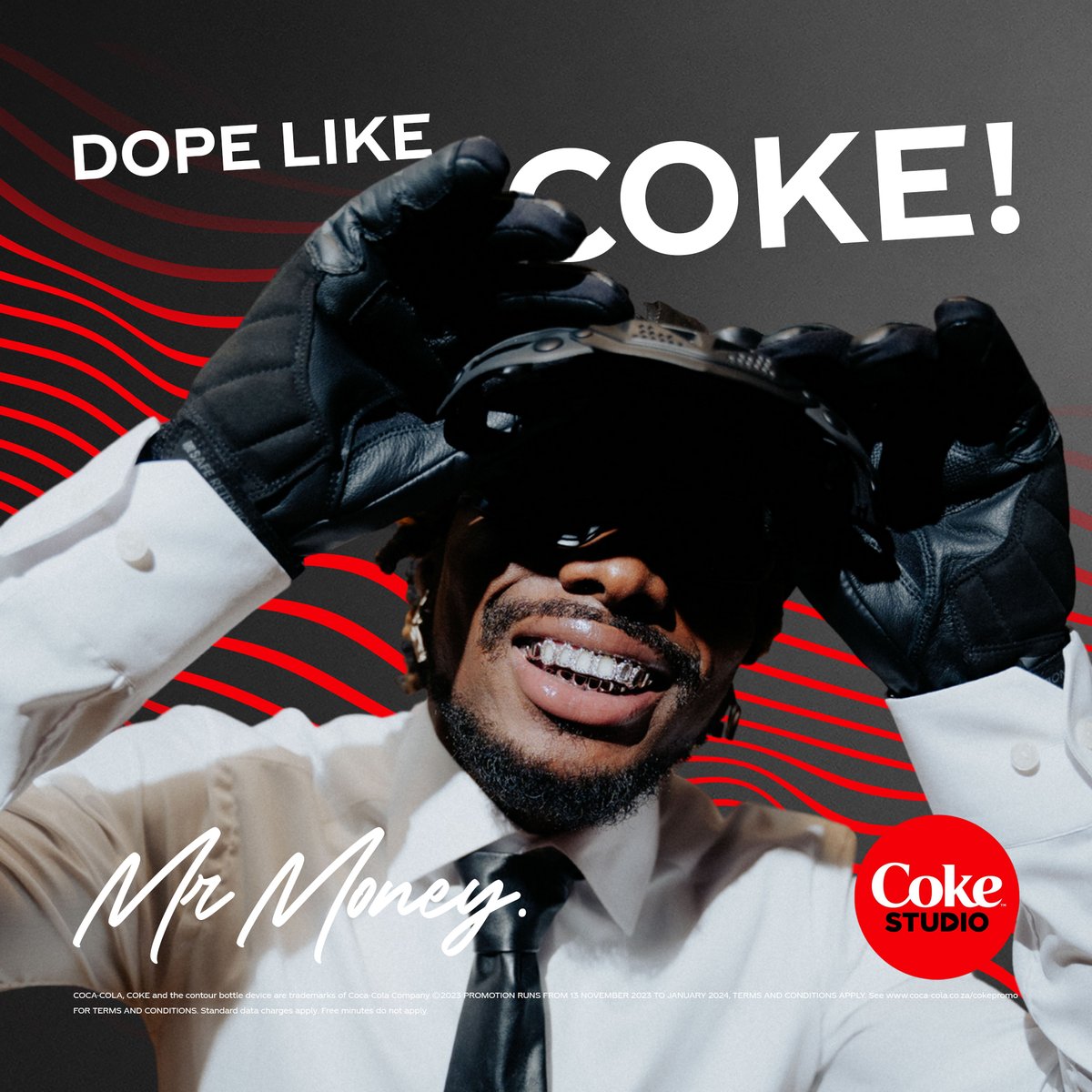 Drippin' in style with the real taste of joy! This is how you should come dripping with your bottle of Coca-Cola! #RealWonder #CokeStudio #CocaColaNG