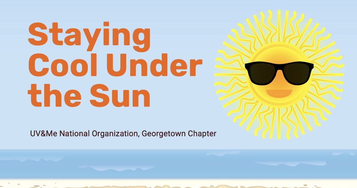We had a ton of fun teaching these kids about sun safety and ways to protect our skin from the sun! If you’d like Georgetown’s UV&amp;Me to host a talk with your school/kids reach out to us anytime! ☀️🕶️⛱️