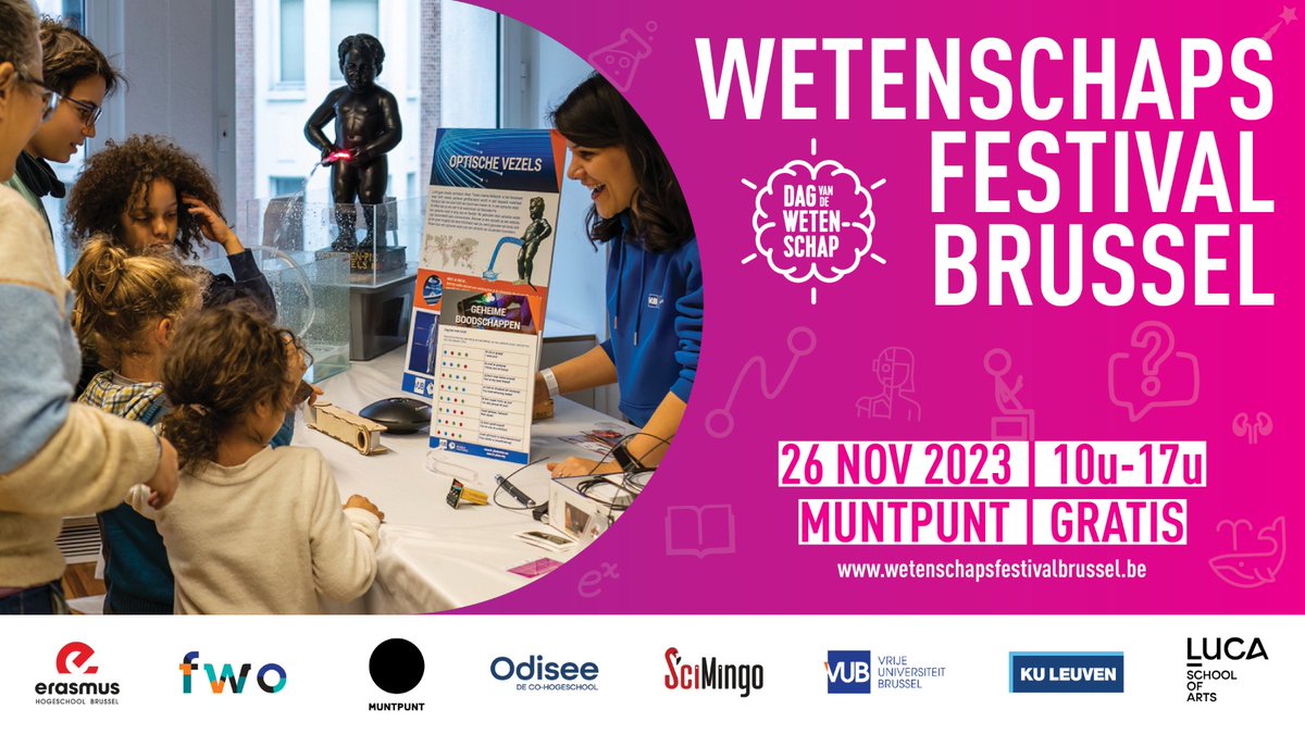 🔭 Join us on 26th November, during <a href="/dagvdwetenschap/">DagvandeWetenschap</a> this Sunday at <a href="/Muntpunt/">Muntpunt</a> in Brussels! 👩🏻‍🔬💡
📍Discover our #photonics booth at the biggest science event in Flanders and Brussels.

💸It is 🆓️ for all ages.

#lightpainting #optics #DVDW2023 <a href="/VUBrussel/">VUB</a>  <a href="/BPhotVub/">B-PHOT Brussels Photonics</a> <a href="/WtnschpBXL/">Wtnschp</a>